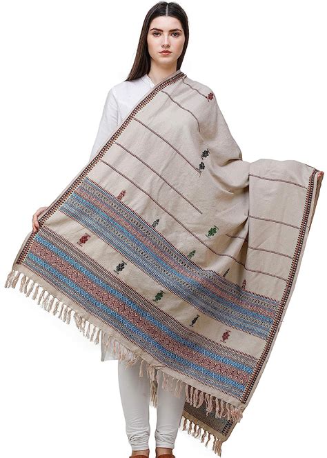 Buy Exotic India Women S Handloom From Manipur With Traditional Motifs