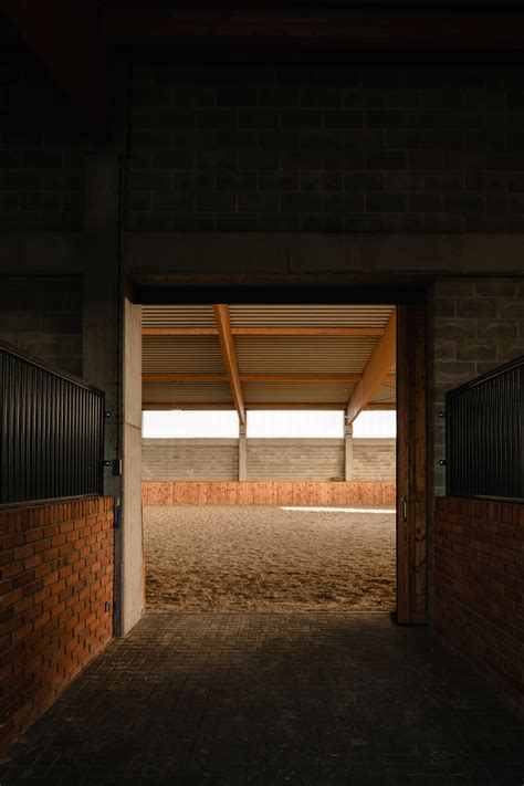 Horse House Stable By Wiercinski Studio Industrial Buildings