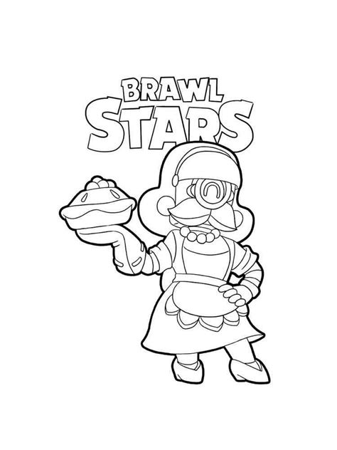 Barley Brawl Stars 8 Coloring Page