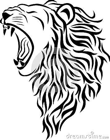 Lion Head Tattoo Royalty Free Stock Images - Image: 15415569