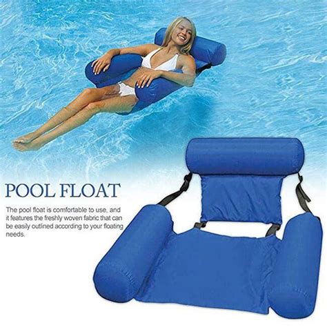 Feature Inflatable Doubles As A Floating Chair Or Chaise In The