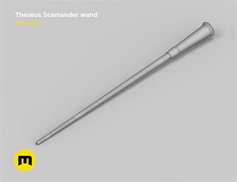 Theseus Scamander wand 3D model 3D printable | CGTrader