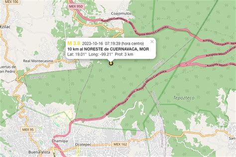 Temblor Hoy 16 De Octubre Se Registró Un Sismo De 3 1 En Casimiro Castillo Jalisco Infobae