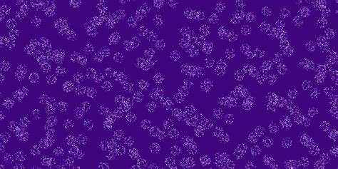 Light Purple Pink Vector Doodle Background With Flowers 13862737