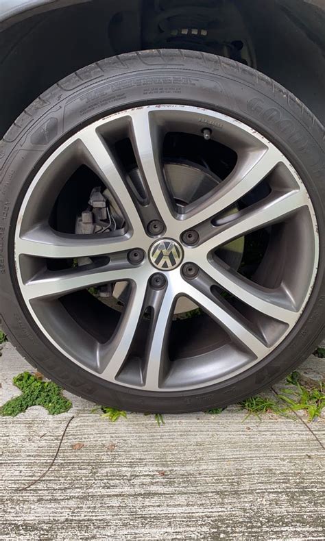 Volkswagen Tiguan R Line Original 19” Rim With Eagle F1 Tyres Car Accessories Tyres And Rims On