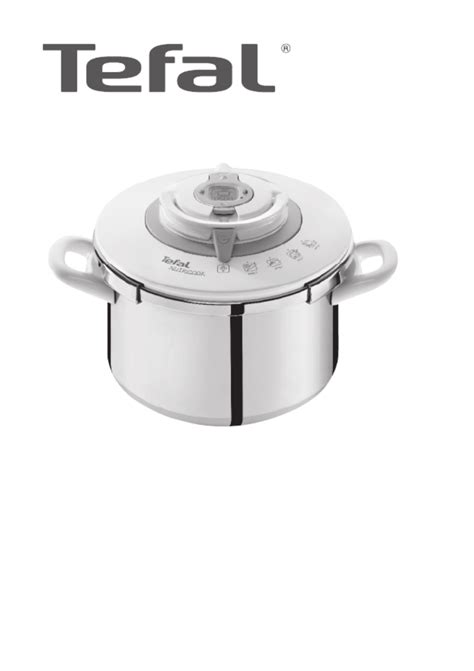 Tefal Nutricook L Handleiding Pagina S