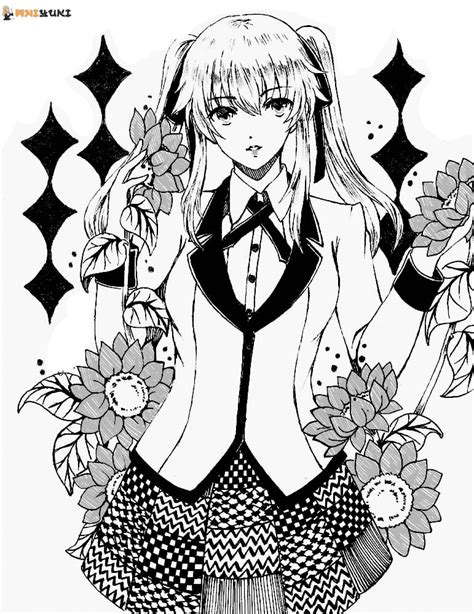 Disegni Da Colorare Di Saotome Mary Disegni Da Colorare Di Kakegurui