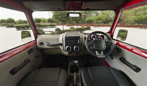 2020 Mahindra Thar Interior Mahindra Thar Mahindra Thar Jeep Car