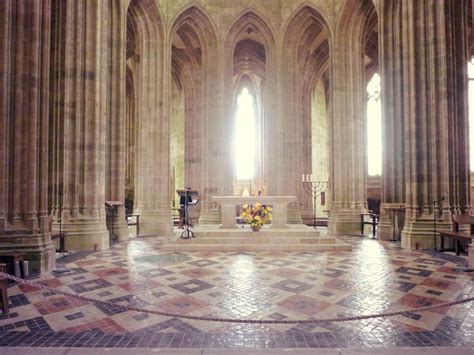 Inside Le Mont Saint Michel France Mont Saint Michel France Gothic