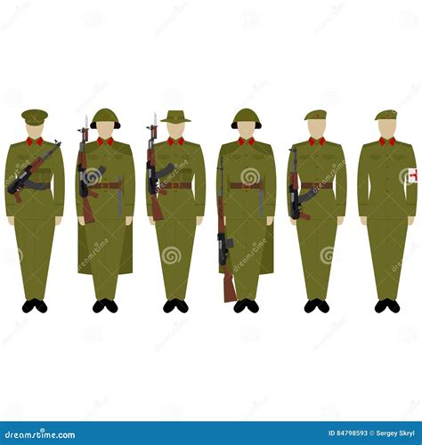 Vietnam Army Uniforms stock vector. Illustration of army - 84798593