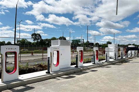 One Of Tesla S Largest Charging Stations In Canada Is Being Built In