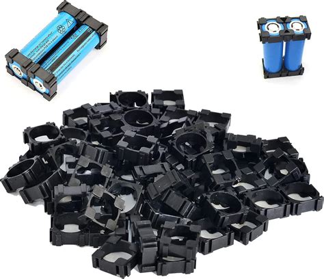 Amazon MGGi 100pcs 18650 Lithium Battery Cell Holder Plastic Li