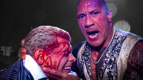 What Wwe Censored Following The Rocks Savage Attack On Cody Rhodes