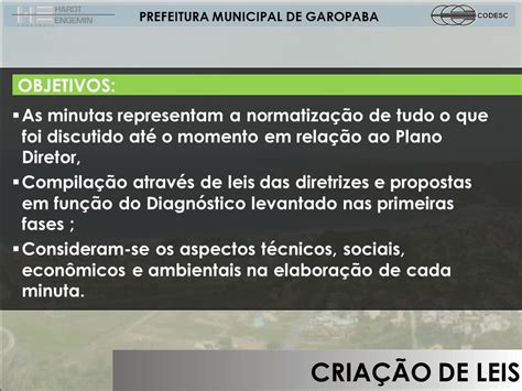 Revis O Do Plano Diretor Municipal Ppt Carregar