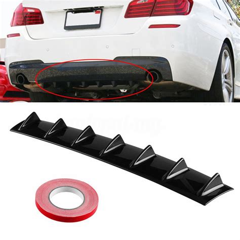 Universal Lower Rear Body Bumper Diffuser Shark Fin Kit Shopee Malaysia