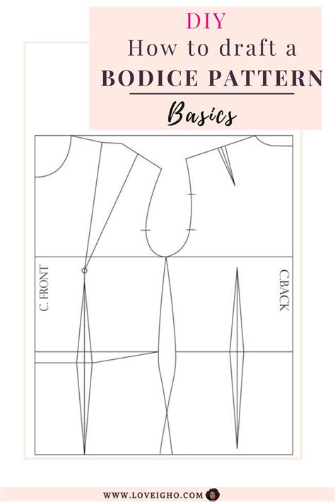 How To Make A Basic Bodice Pattern Beginners Guide Igho Me Basic