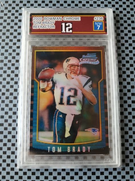 Yahoo オークション 2000 BOWMAN CHROME 236 REFRACTOR TOM BRADY R