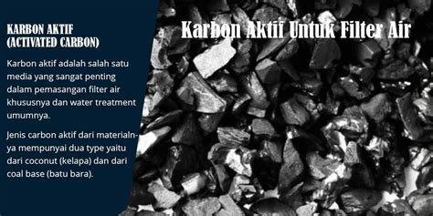 Karbon Aktif Activated Carbon Media Untuk Filter Air