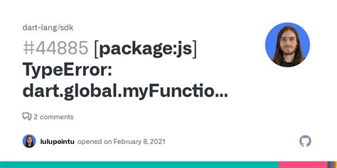 Package Js Typeerror Dart Global Myfunction Is Not A Function When