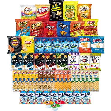 Buy VARIETY PACK - Hot Snacks Lays & Ruffles Chips, Cheetos, Doritos, Funyuns, Goldfish Flavors ...