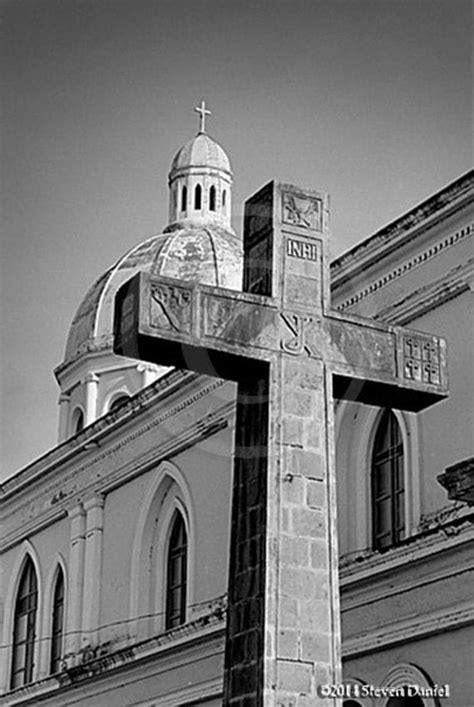 Cross And Church In Nicaragua Religious Art Photograph