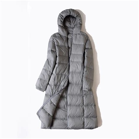 Plus Size Woman Duck Down Jackets Autumn Winter Ultralight Hooded Women