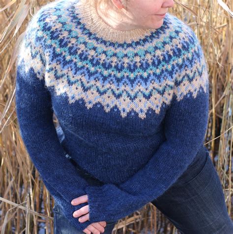 Lopapeysa Iceland Knitted Sweater 100 Pure Icelandic Wool Etsy