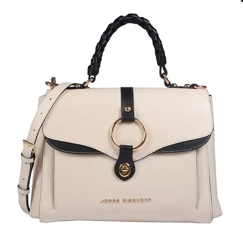 Bolsa Estruturada Couro Off White V20 Jorge Bischoff Sapatos Bolsas