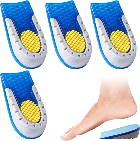 Lot de 2 paires de semelles orthopédiques pour talon en gel En