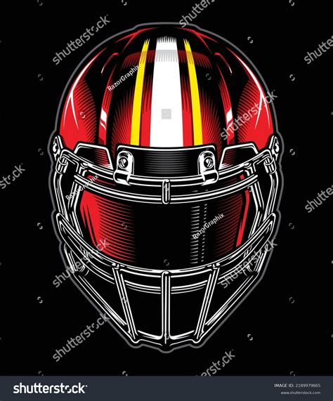 Front Facing Football Helmet Photos, Images & Pictures | Shutterstock