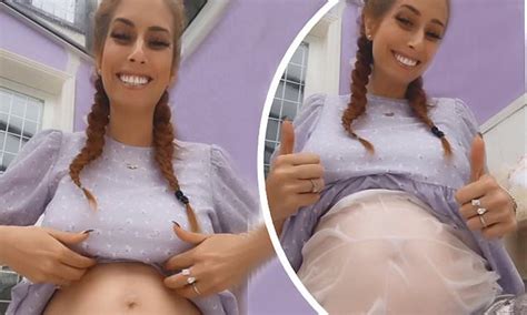 Pregnant Stacey Solomon Shows Off Her Blossoming Baby Bump As She