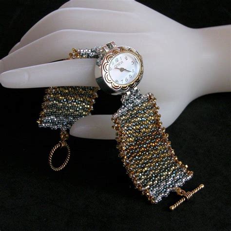 Beaded Watch Band Beaded Watches Bracelet Beaded Watches Beaded Jewelry