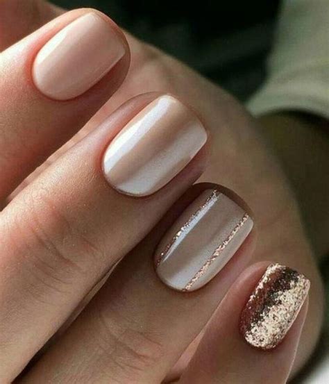 Ideas For Nude Nails Designs Gorgeously Chic Hands Rose Gold