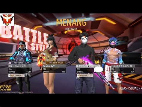 Gameplay Mode Clash Squad Ranked Random Map Bermuda Booyah Garena