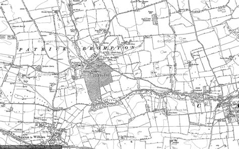Old Maps Of Patrick Brompton Yorkshire Francis Frith