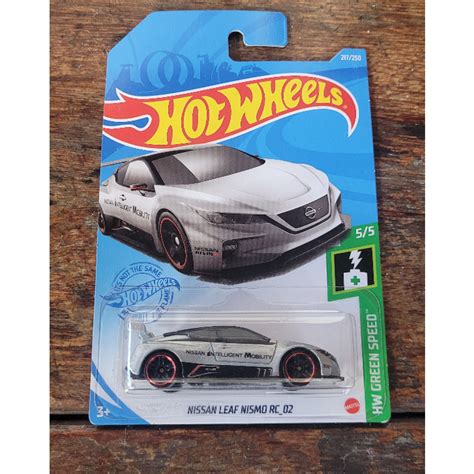 Hot Wheels Nissan Leaf NISMO RC 02 Prata HW Green Speed 2021