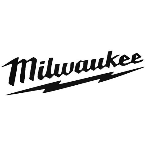 2x Milwaukee Logo Vinyl Decal Sticker Different Colors And Size For Cars