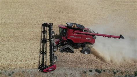 Jti Case Ih 9250 Hillside Tracked Combine Youtube