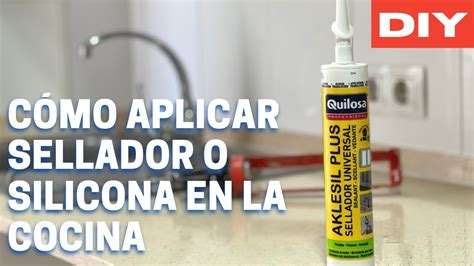 Como Sellar O Poner Silicona En La COCINA Para Novatos Con Recicleitor