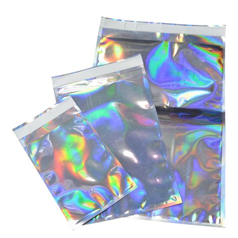 Printing Zipper Plastic Mylar Foil Zip Lock Packaging Hologram Laser