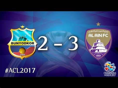 Fc Bunyodkor Vs Al Ain Fc Afc Champions League Group Stage Md