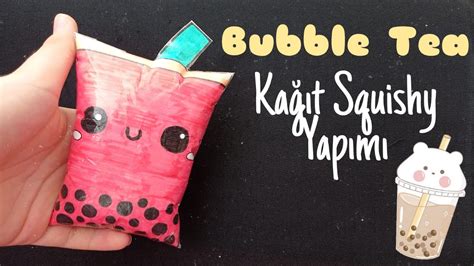 Buuble Tea Ka Ttan Squishy Yap M Bubble Tea Paper Squishy