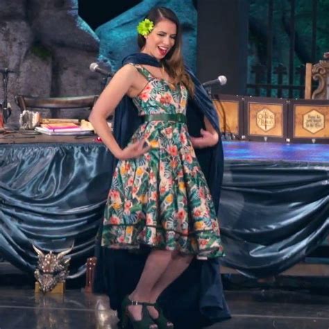 Laura Bailey In High Low Dress Critical Role