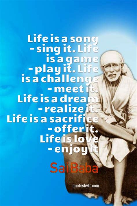 Lovely Sai Baba Quotes On Love In Hindi | Thousands of Inspiration ...