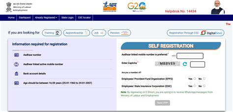 E Shram Card Benefits And Registration Eshram Gov In