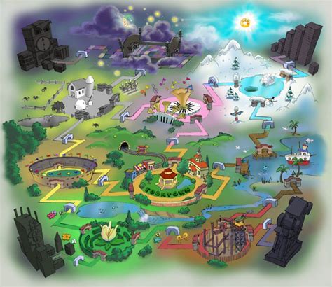 Ladies and Gents, I present to you the original map of Toontown before ...