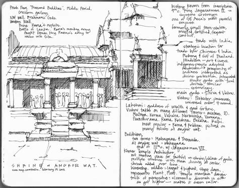 Angkor Wat Sketch at PaintingValley.com | Explore collection of Angkor Wat Sketch