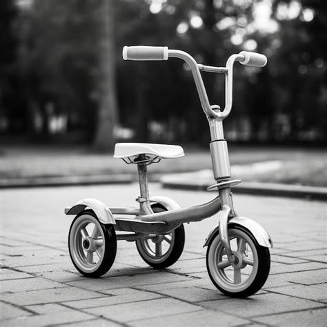Premium Ai Image Illustration Of A Childrens Tricycle Pedaled On The
