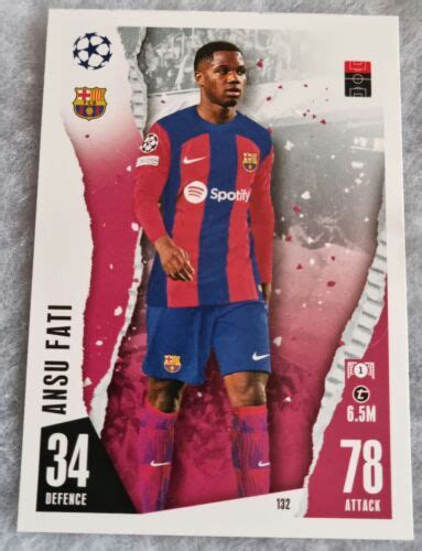 Topps Match Attax Trading Card Ansu Fati Barcelona