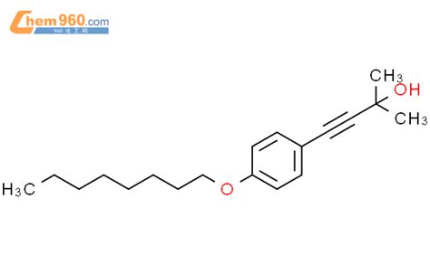 125151 57 73 Butyn 2 Ol 2 Methyl 4 4 Octyloxyphenyl 化学式、结构式、分子式